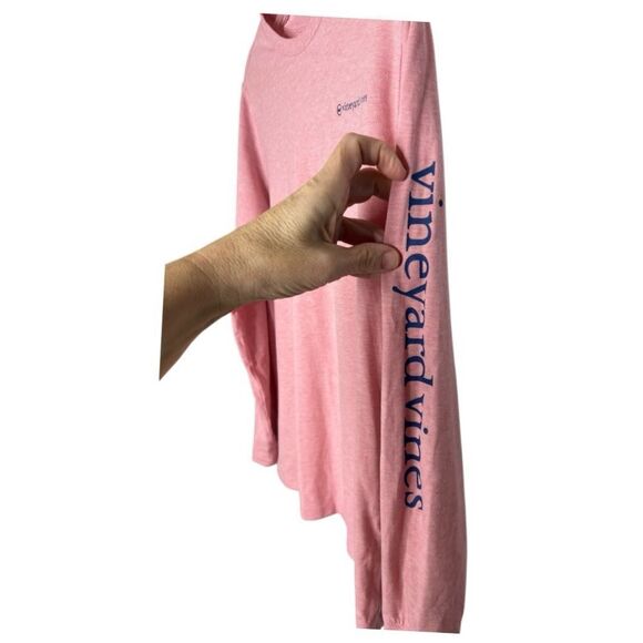 Vineyard Vines Pink Boys M Long Sleeve Edgartown T-shirt - Picture 3 of 7